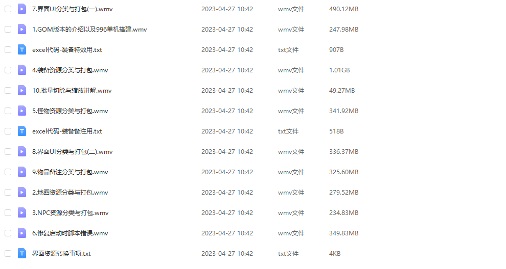 【996引擎】996GOM转996视频教程学习视频+仅供参考 二开编辑 第1张-小仙元码