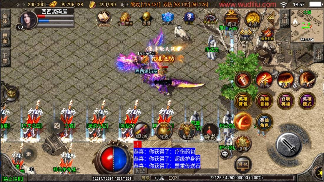 【战神引擎】斗罗合击三职业[白猪2]版本+视频教程+GM物品充值后台+小仙亲测 精品手游 第3张